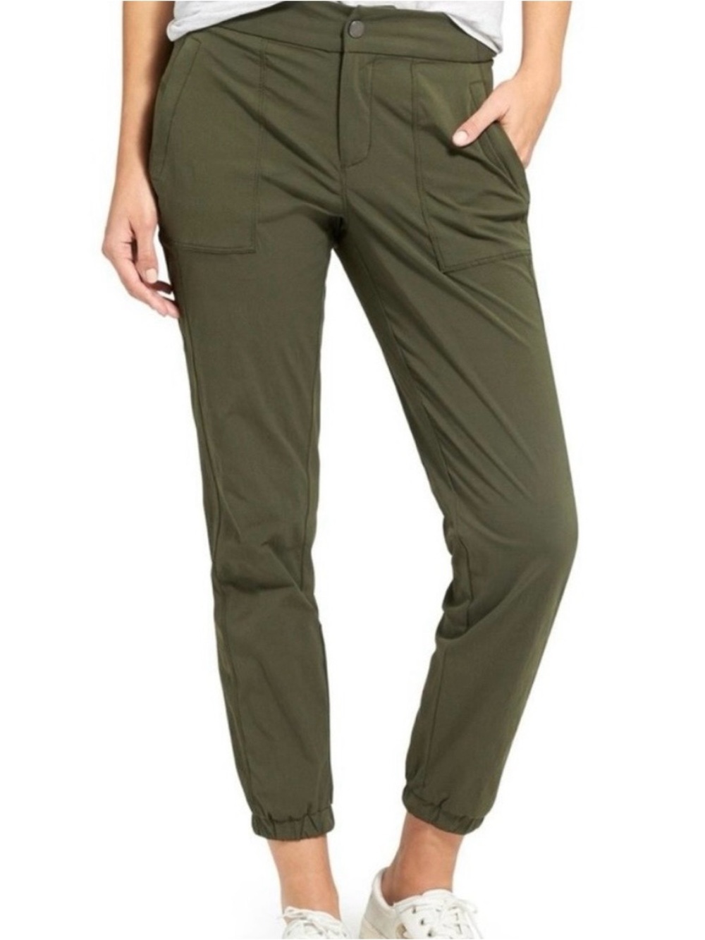 Athleta Trekkie 2.0 Joggers Olive Green Women’s Size 4